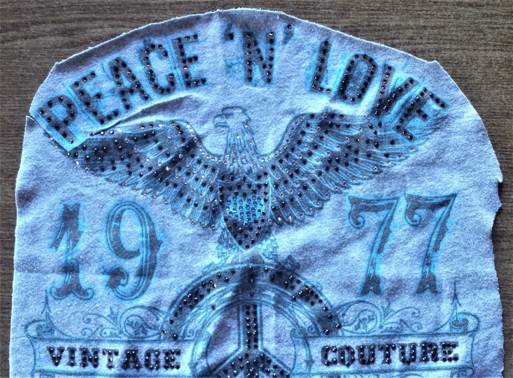 Fabric Design from an old jacket.