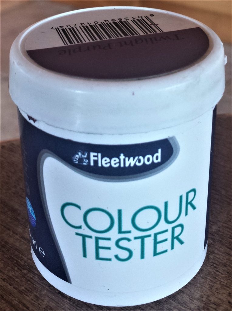 Tester Paint Pot by Fleetwood 'Twilight Purple'.
