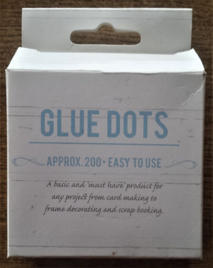 Box of Glue Dots.