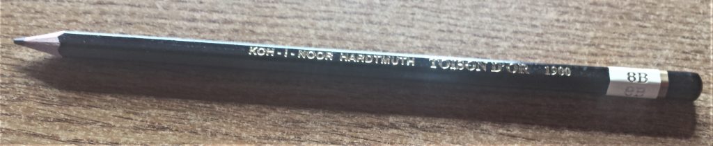 8B Graphite Pencil.