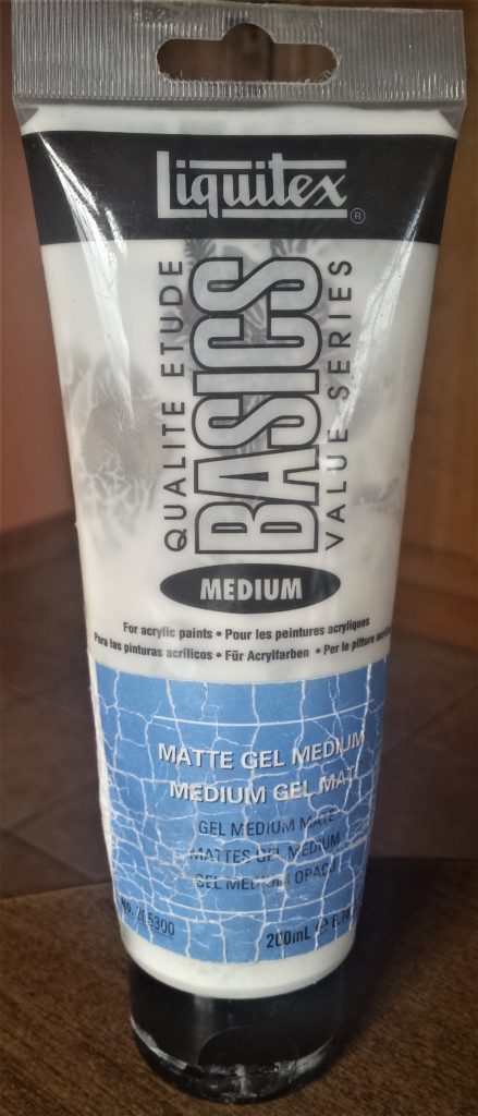 Liquitex Matte Gel Medium.