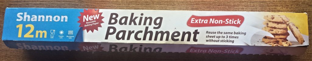 Box of Baking Parchment Paper.