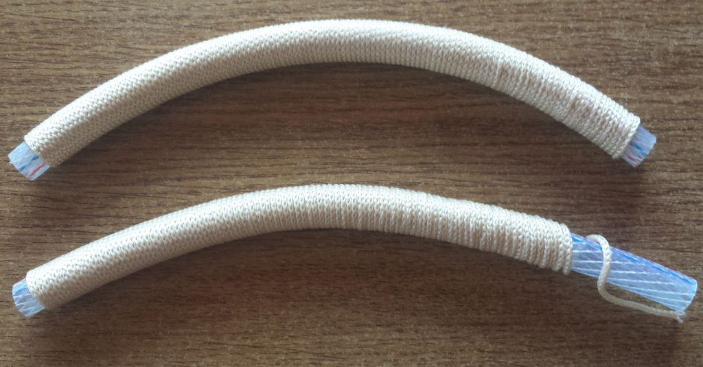 String from the handles of an old handbag I had.