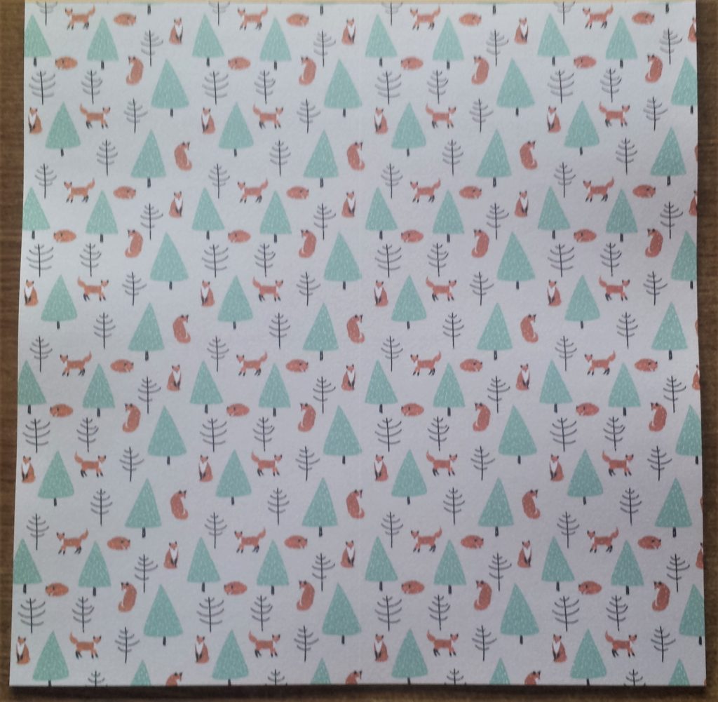 Paper used to spell the letter 'N' in Autumn.