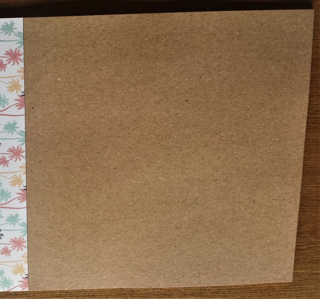 Brown paper from an Autumn style paper pad.