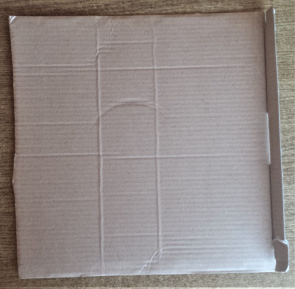 Cardboard from a box.