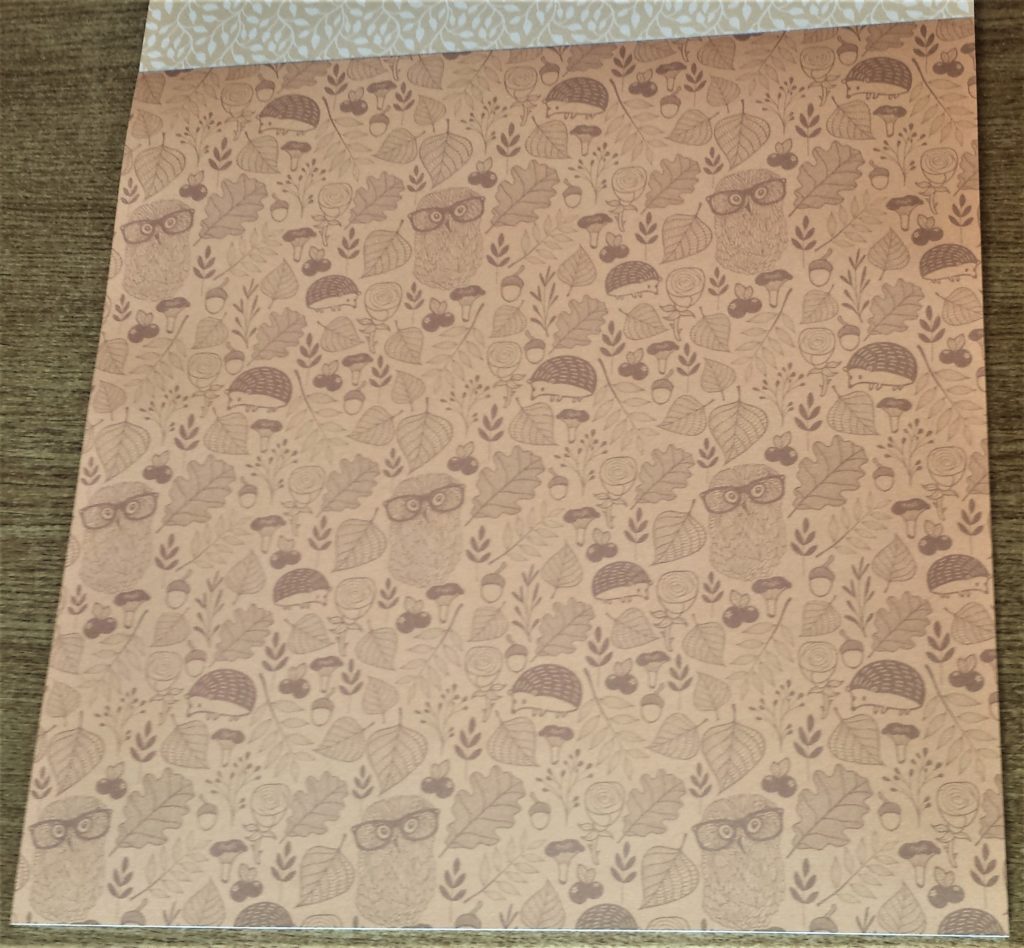 Orange autumn paper.