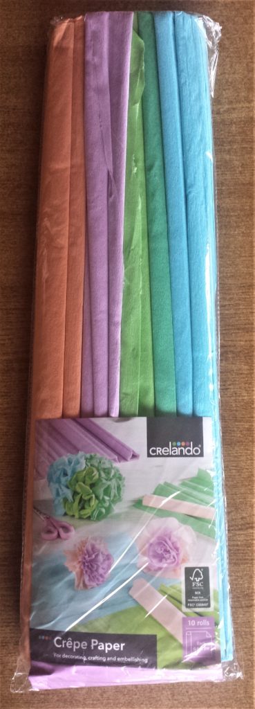 Crepe paper set.