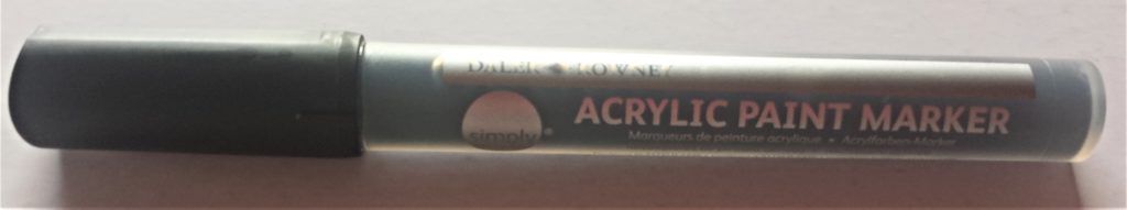 Daler & Rowney Acrylic Paint Marker in Black 2-3 mm.