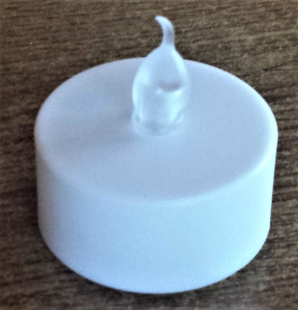 Tealight for the jar.