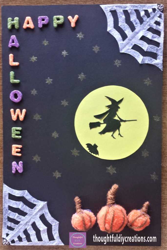 3 gemstones added to the corner of each of the 2 spiderwebs.