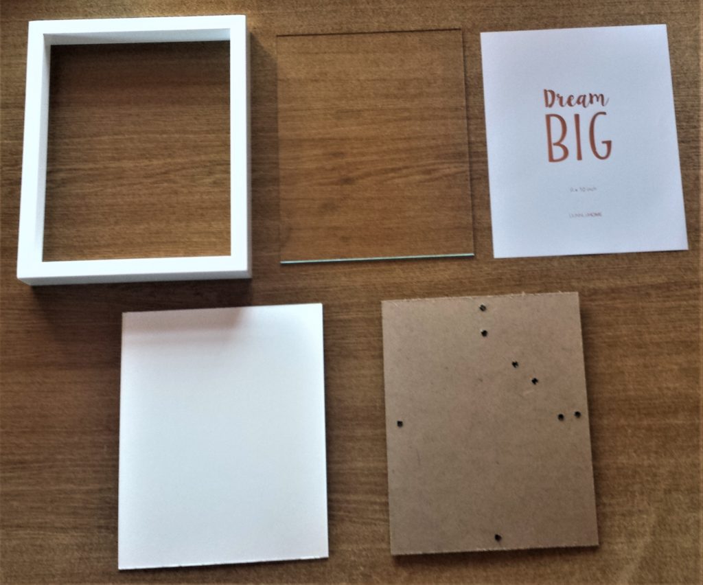 The frame opened up.