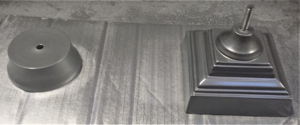 Third and final layer of spray paint.