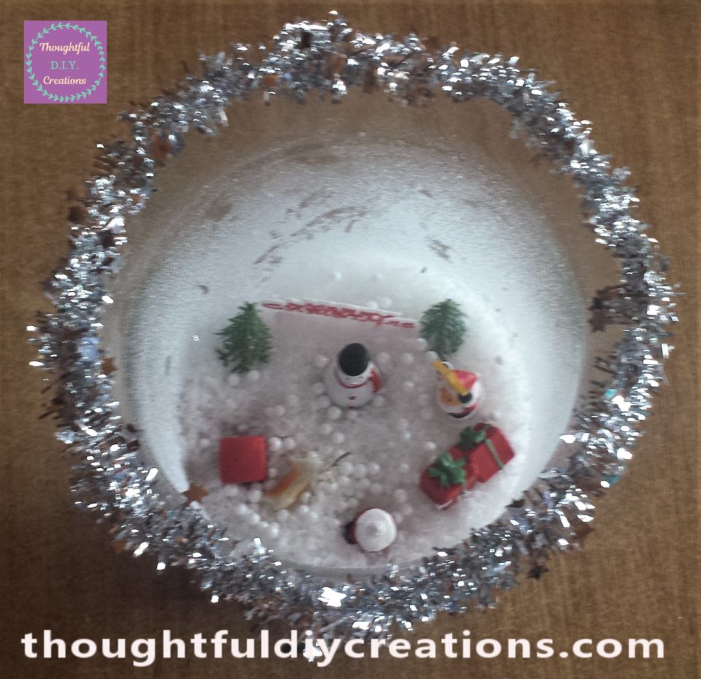 Second layer of tinsel over the first layer.