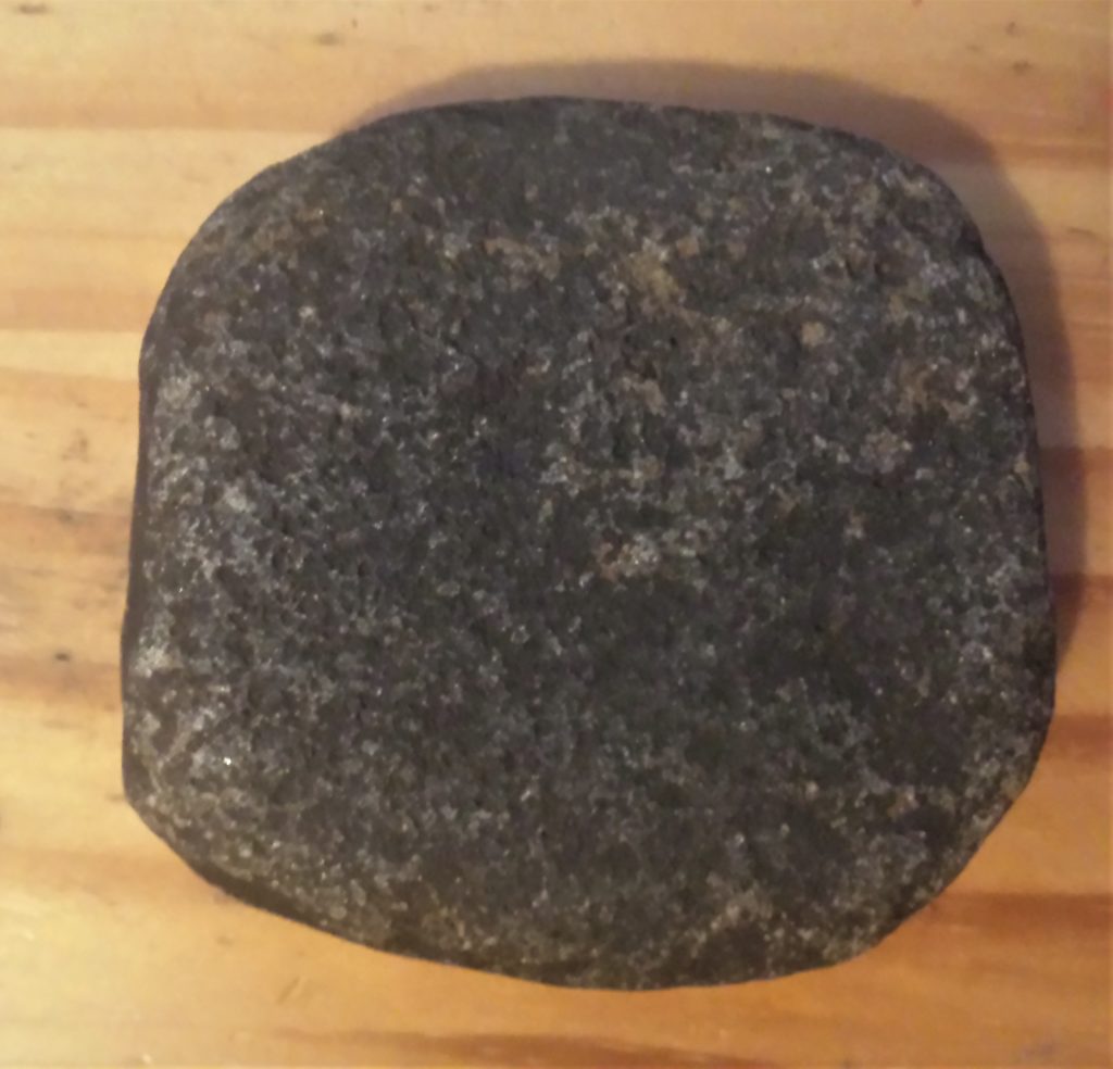 Stone after being washed and dried.