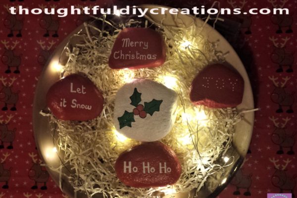 Final Result D.I.Y. Christmas Stones