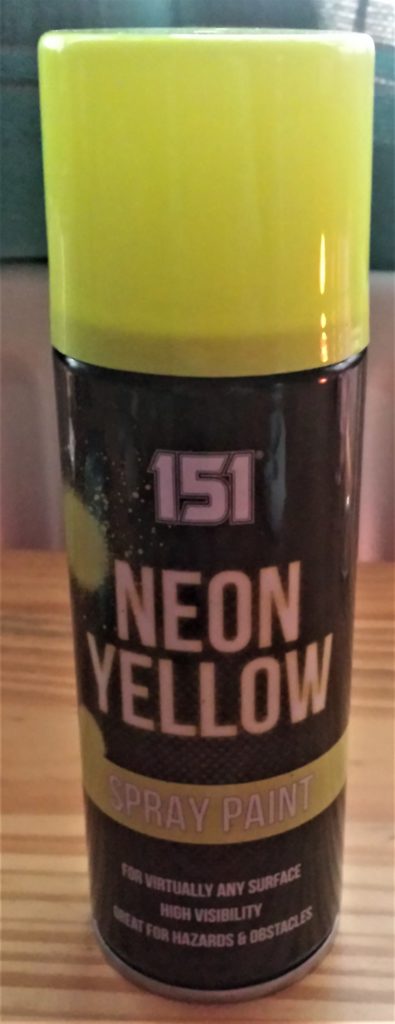 151 Neon Yellow Spray Paint.