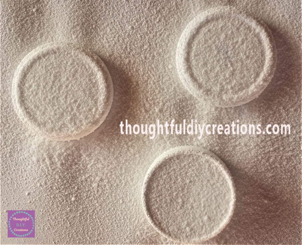 Snow spray added to the 3 jar lids.