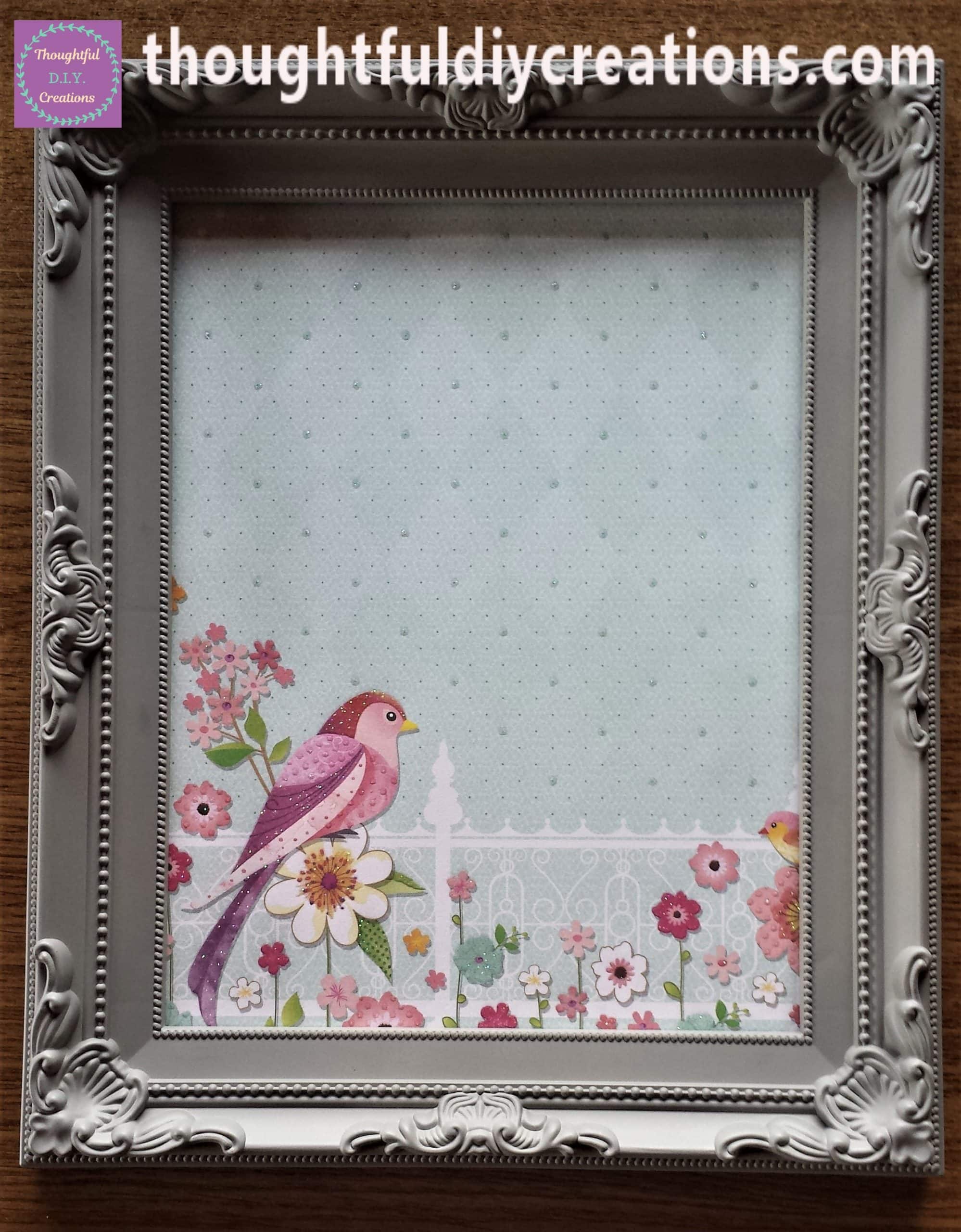 Easy Personalised Frame - thoughtfuldiycreations D.I.Y. Gift Idea Tutorial