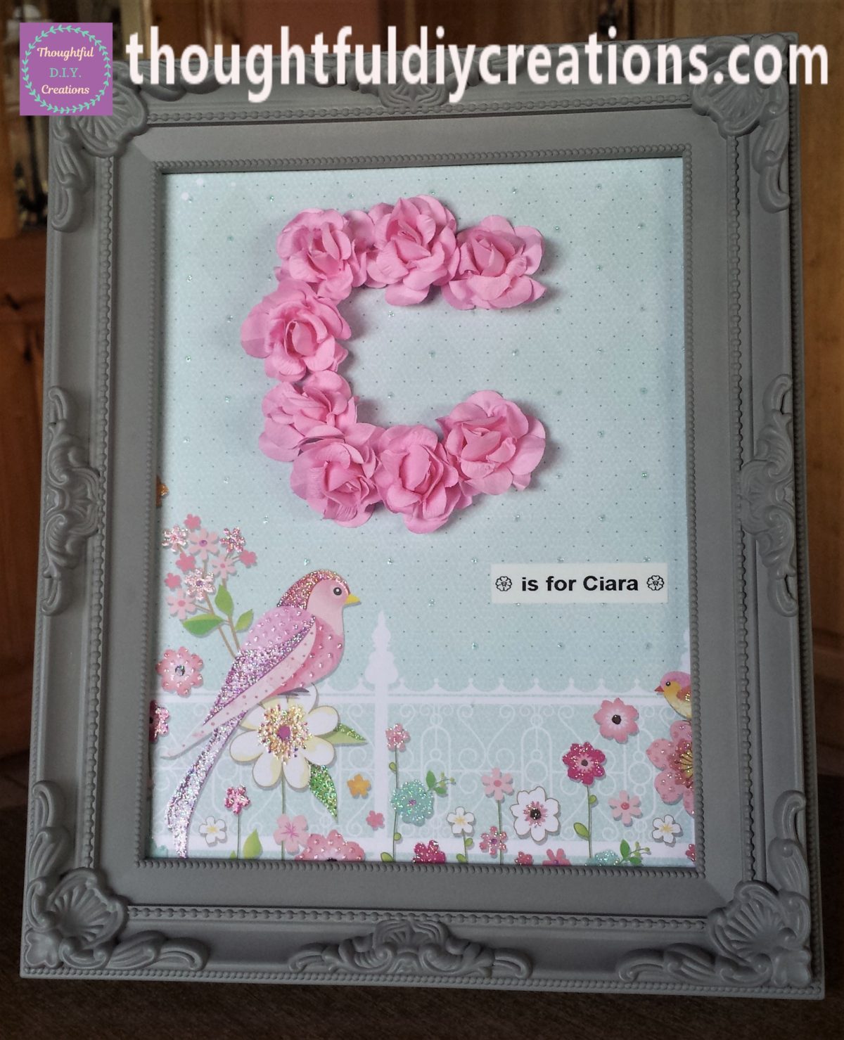 Finished Easy Personalised Frame