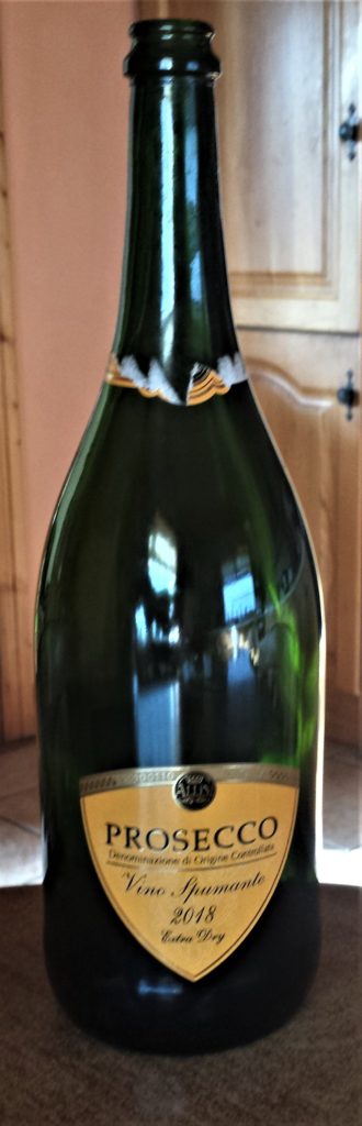 Big Prosecco Bottle.
