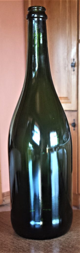 Another image of the bottle with the label removed.