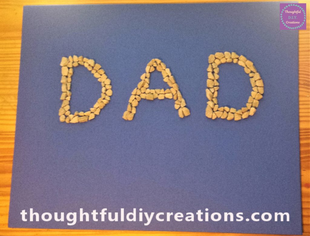 I Practiced the layout of the stones on the canvas board.