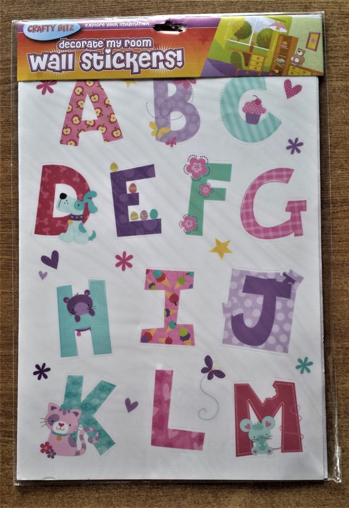 Alphabet Wall Stickers Pack 1.