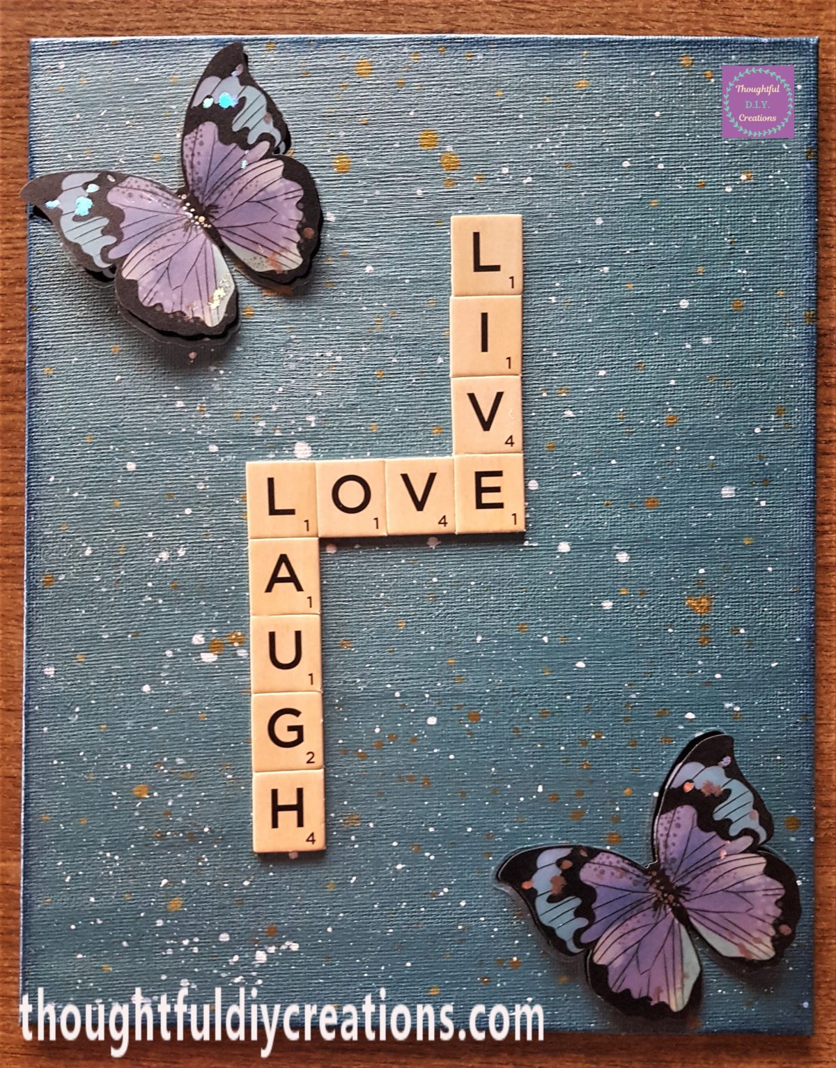 Completed Canvas Board