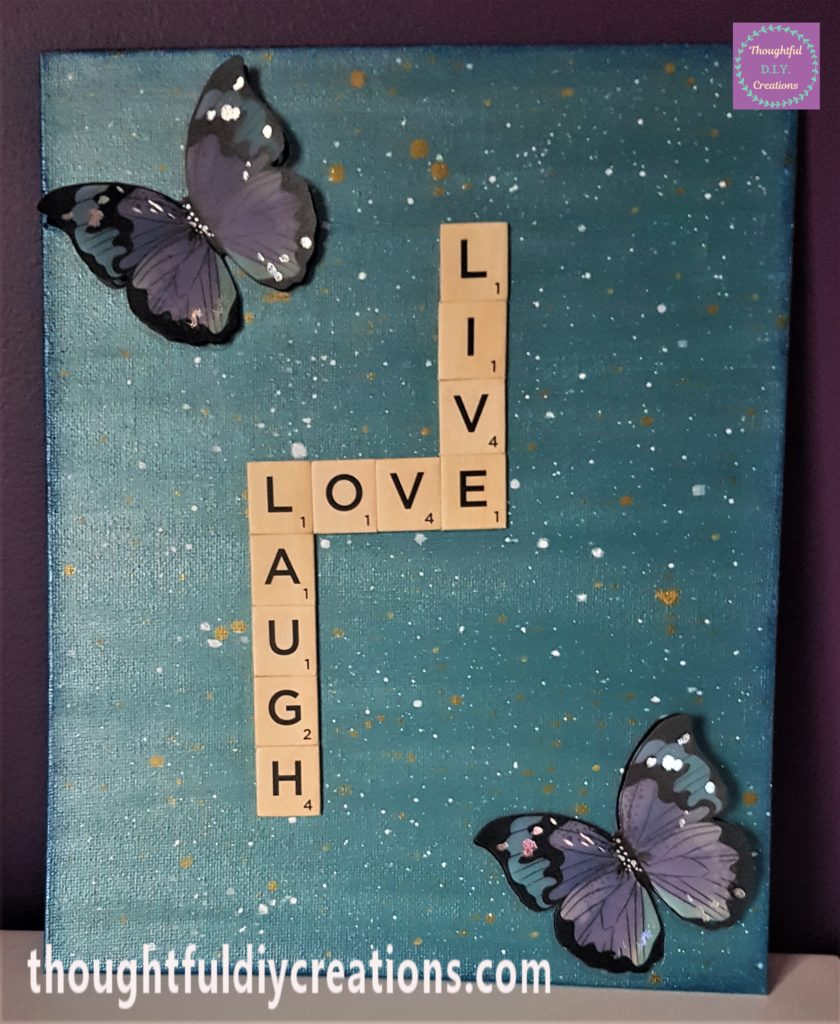 Another image of the completed canvas.