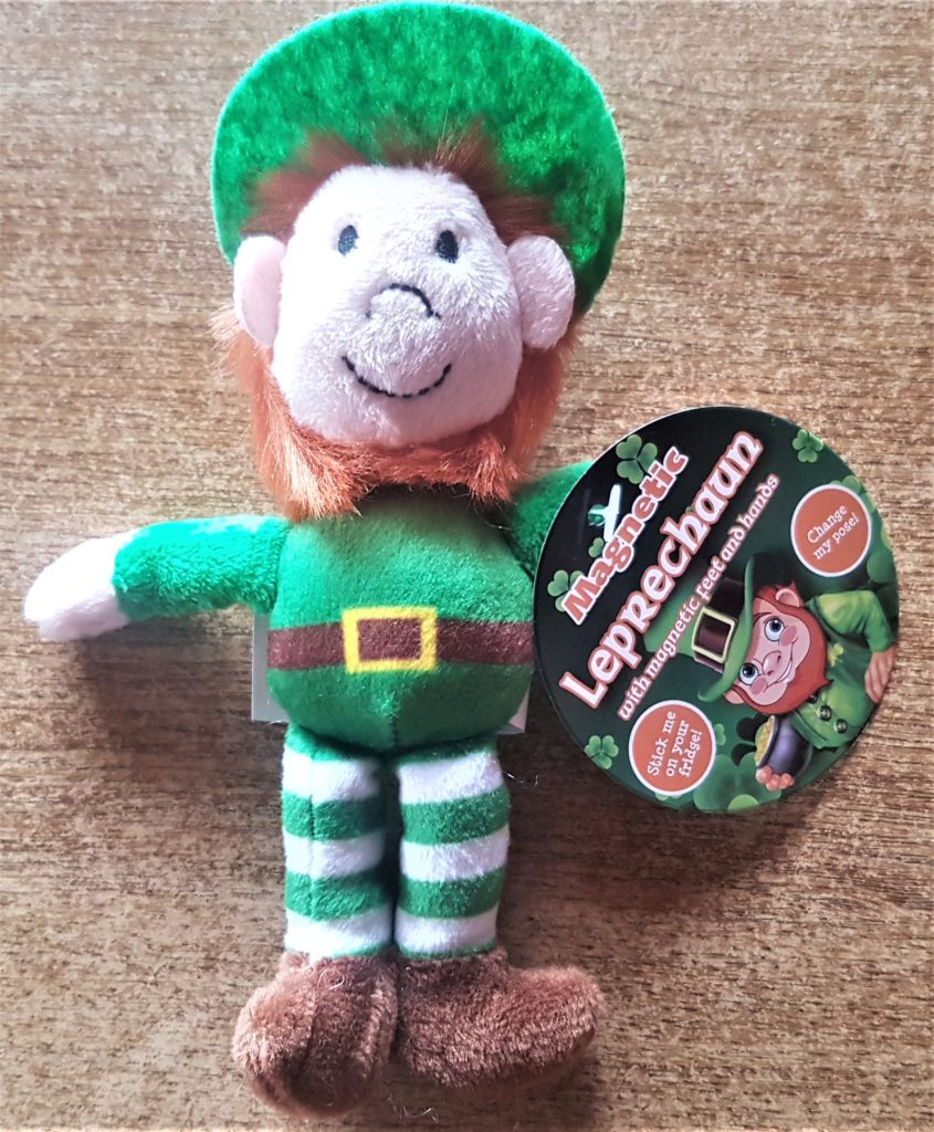 An adorable leprechaun to go with the door, sign and crock of gold.