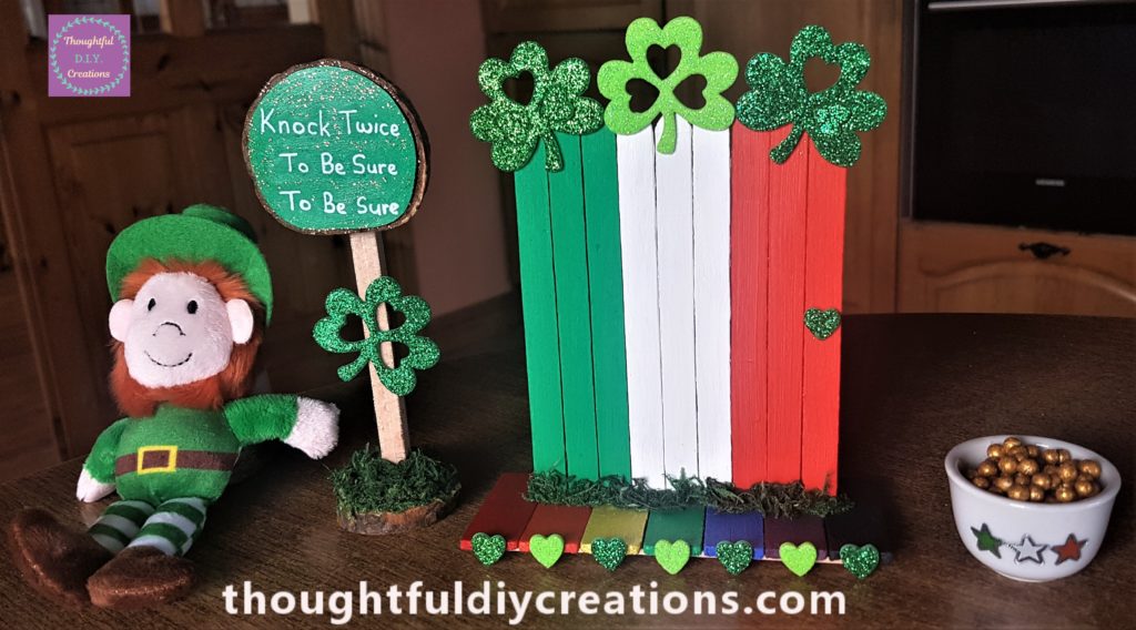 Another image of the finished craft.