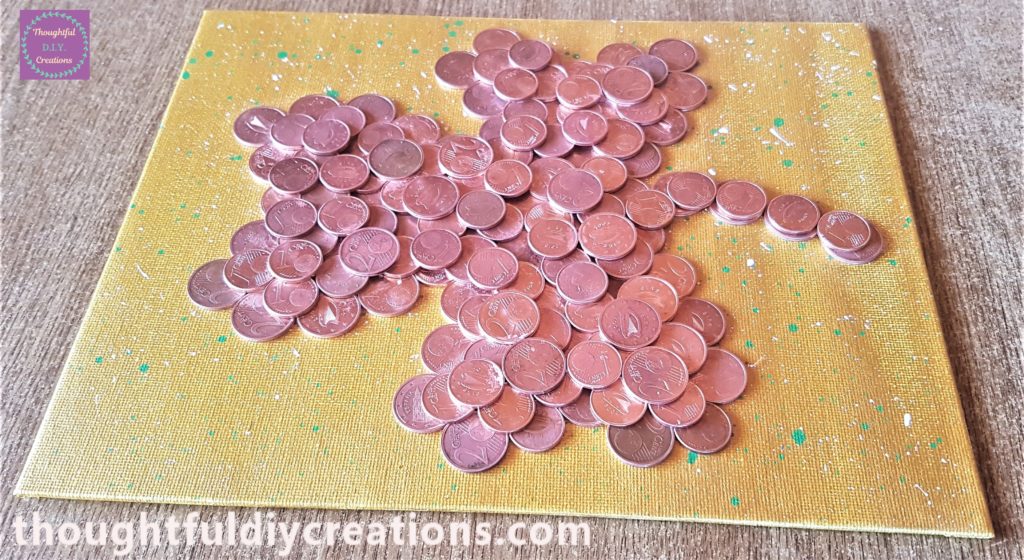 Side angle of the canvas.