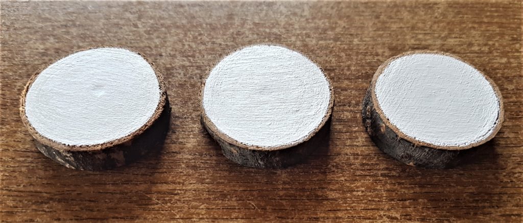 The third and final layer of paint added after another half an hour.