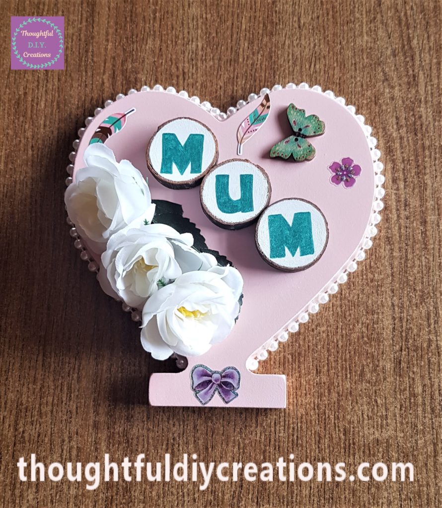 Mothers Day Heart Craft.