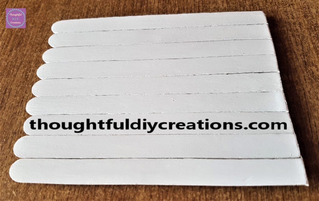 Side view of the Door with the bottom cut straight.