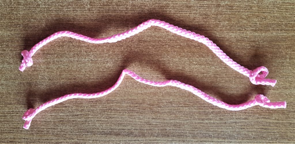 2 Pink laces.