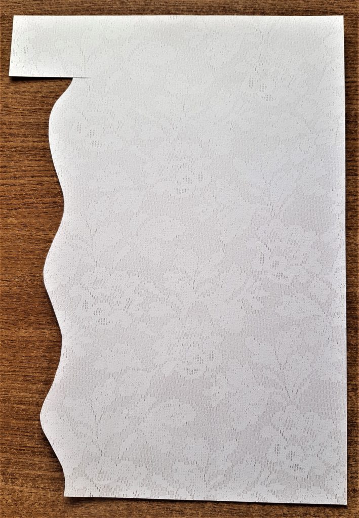 Page of Lace Patterned Paper from the Pack.