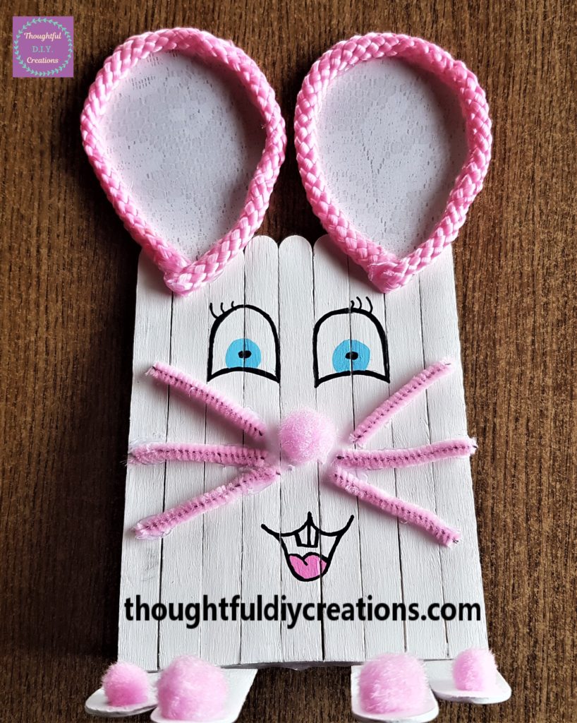 The completed Easter Bunny Door.