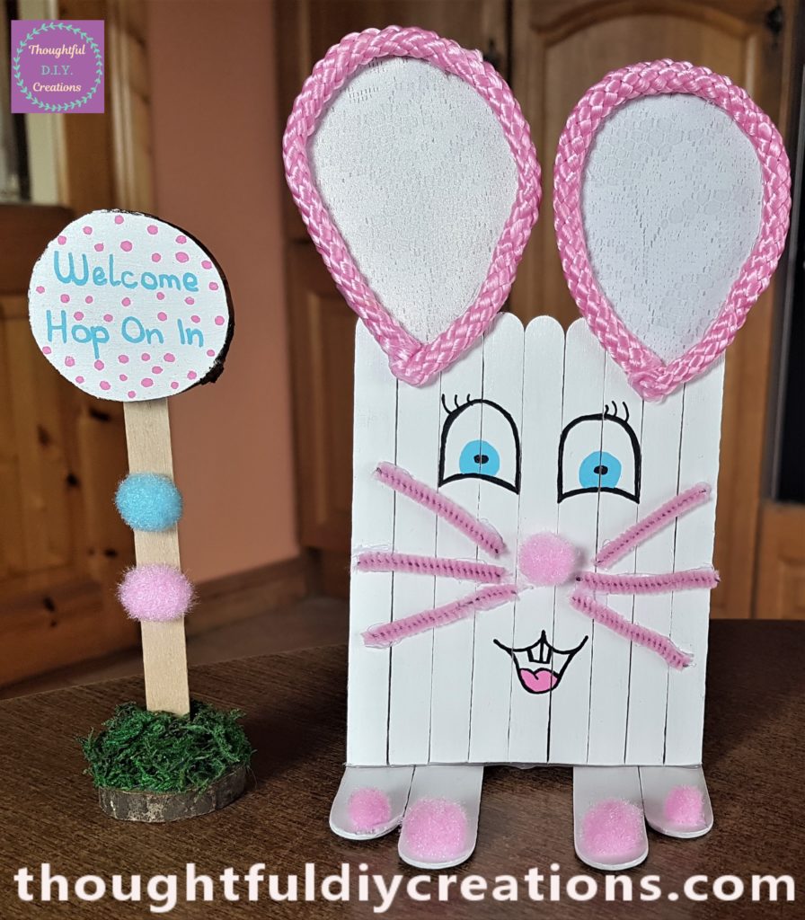 Easter Door Sign and Easter Bunny Door.
