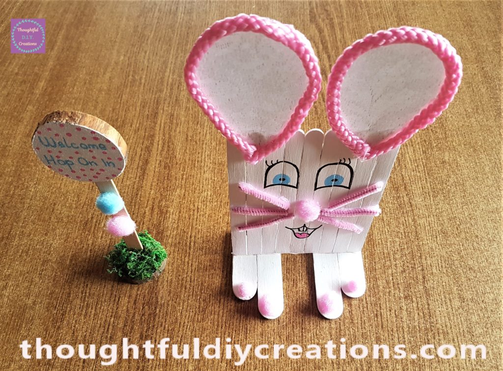 Another angle of the completed craft.