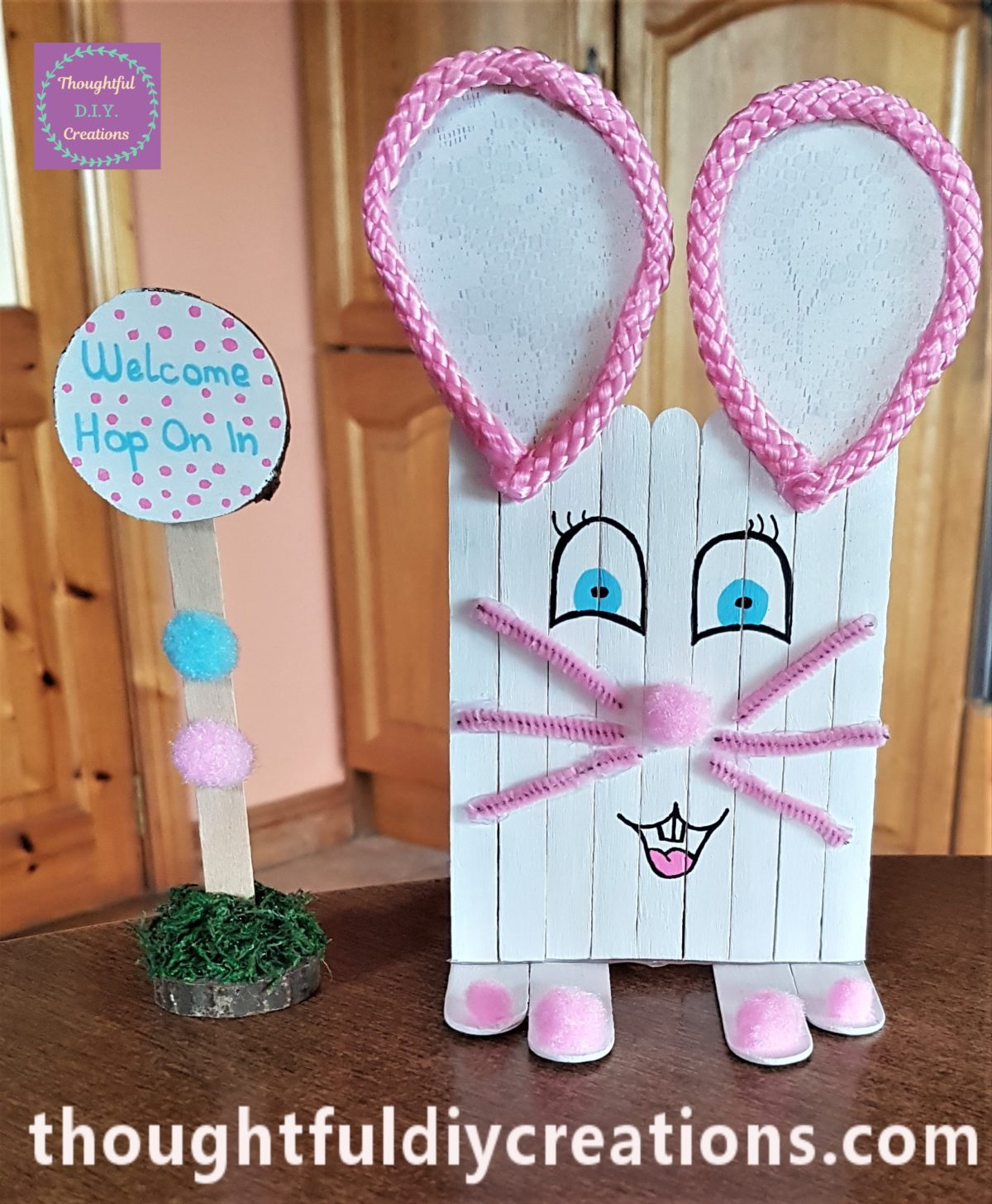 Easter Bunny Door Craft