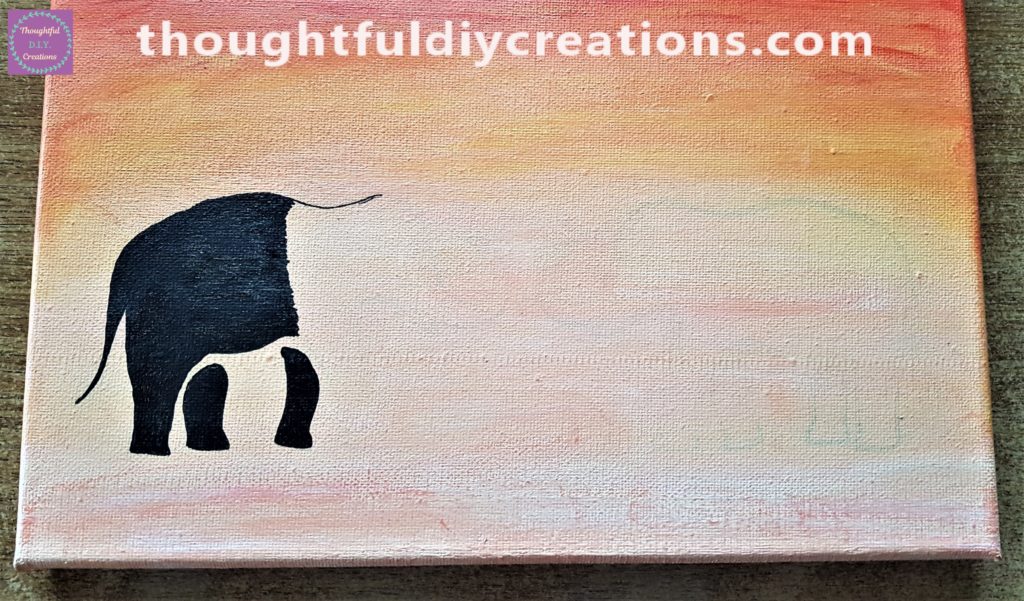 Coloured in more of the elephant.