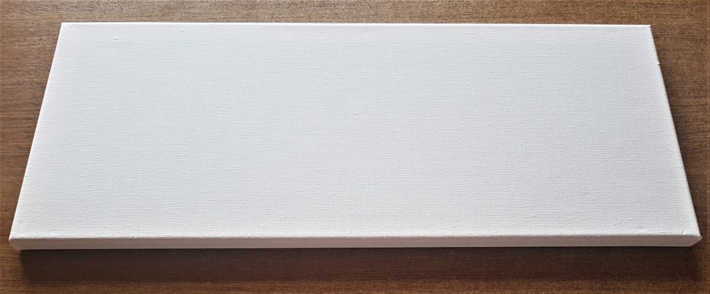 Canvas out of the Clear Wrapping.