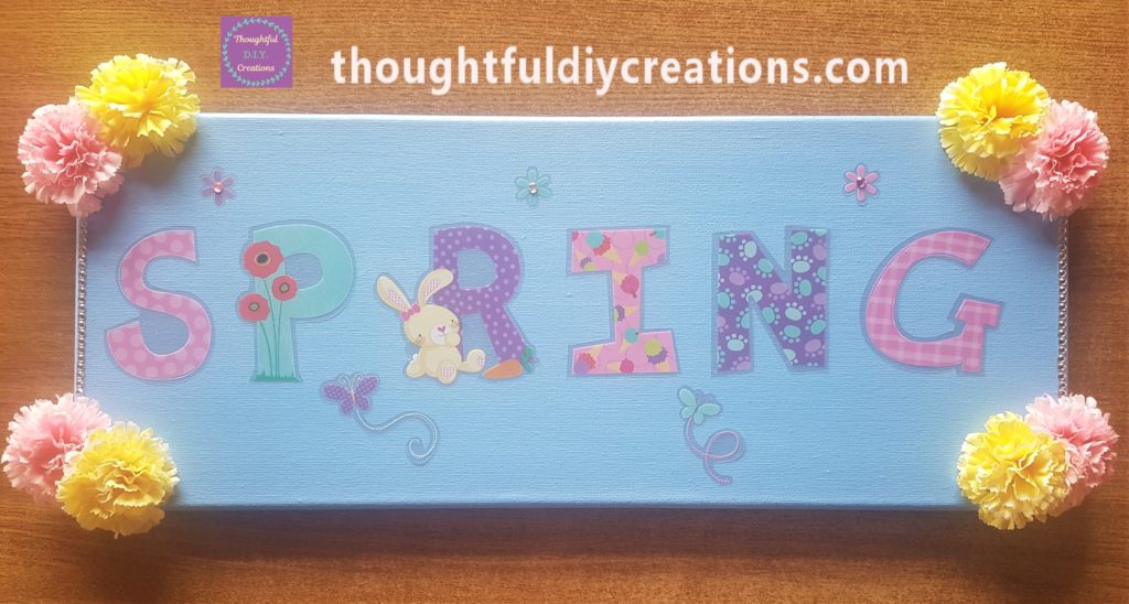 Another strip of Gemstones added to the other side of the Spring Canvas.