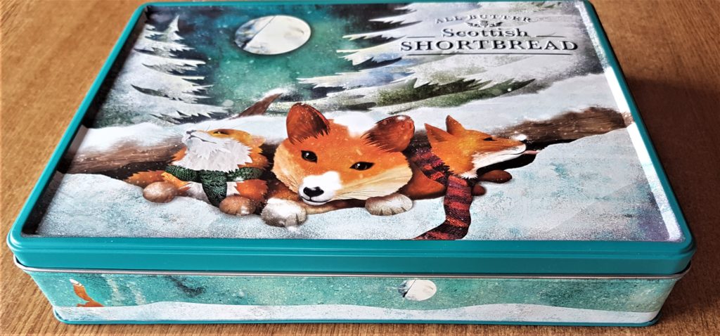 Biscuit Tin to be used as the base for the Fairy Garden.