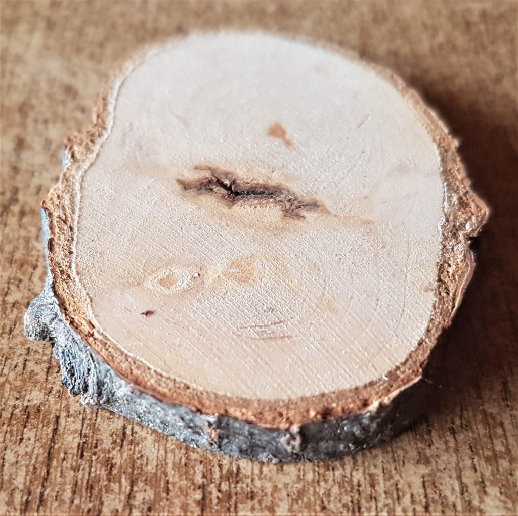 Large wood slice for a seat for the fairy.