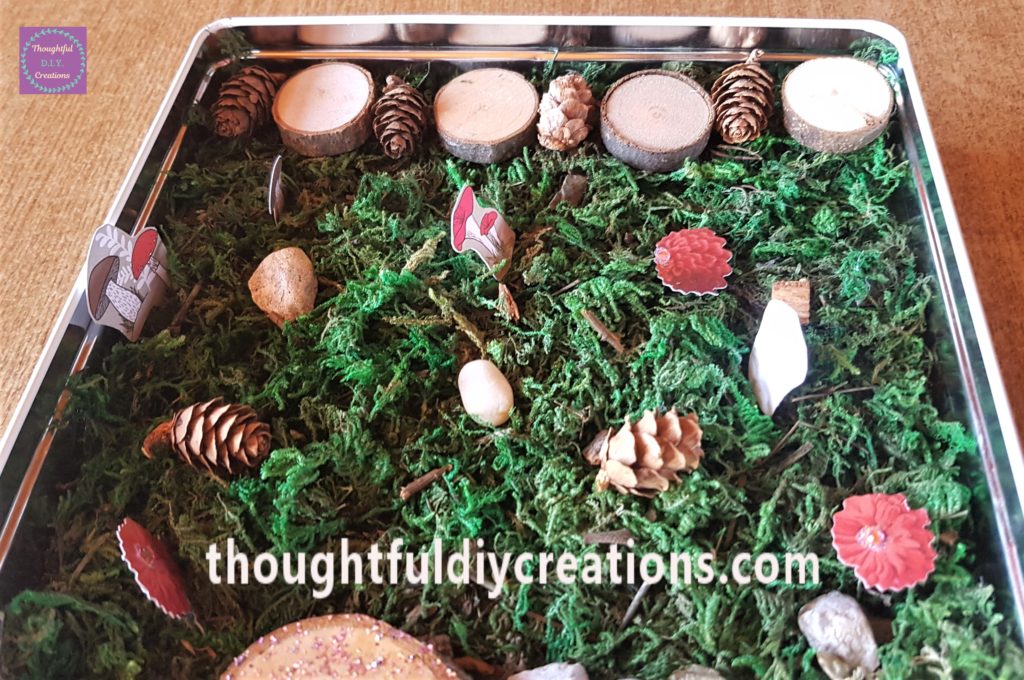 Red Flower Stickers added to the Fairy Garden.