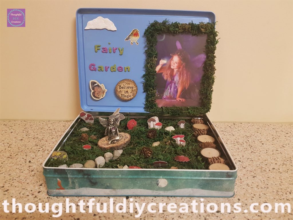 My Completed D.I.Y. Fairy Garden.