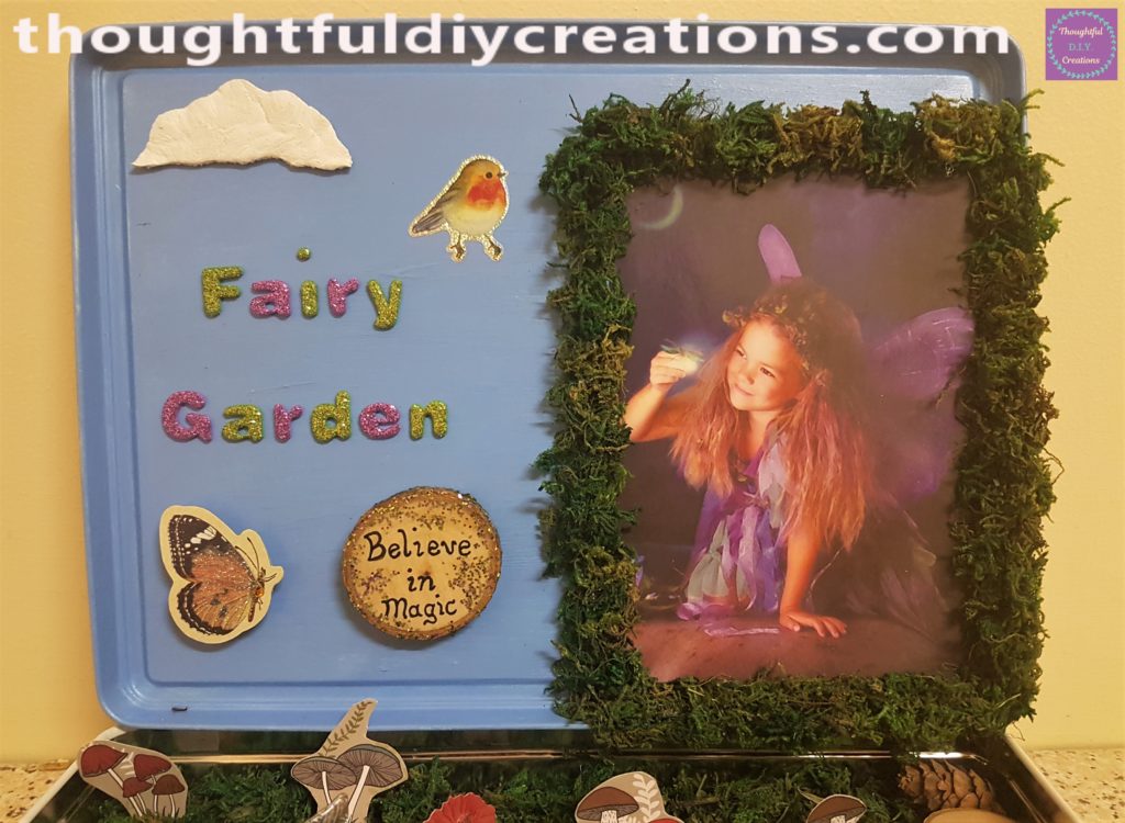 Closer view of the Fairy Garden lid.